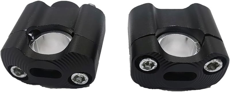 XDF 7/8" to 1 1/8" HandleBar Risers Mount Clamps Risers Adaptor for Dirt Pit Bike ATV Motorcycle (BLACK) - Image 4